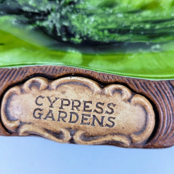 Florida Treasure Craft Treasure Craft Cypress Garden Dish Ceramic Souvenir Whale - Picture 6 of 10